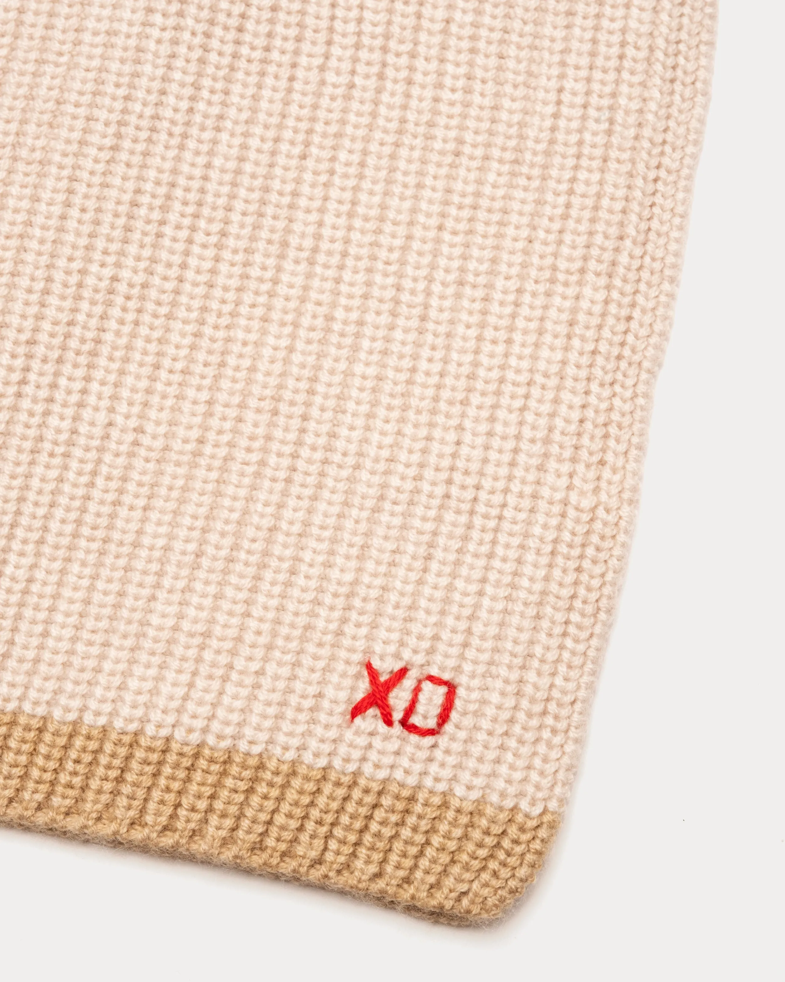 Ribbed Scarf - Natural sold by Frances Valentine product image thumbnail 2