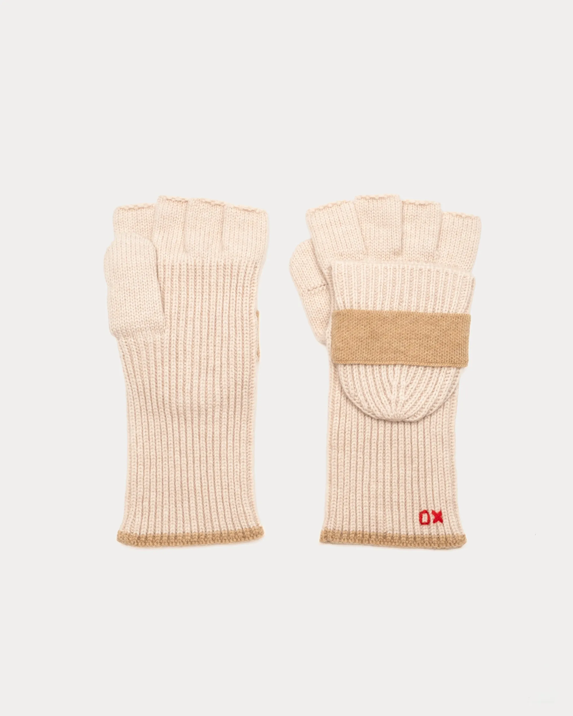 Knit Flip Mitt - Natural sold by Frances Valentine