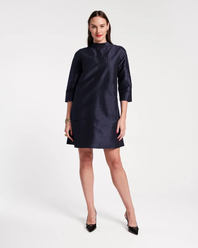 Diplomat Mini Dress - Navy sold by Frances Valentine