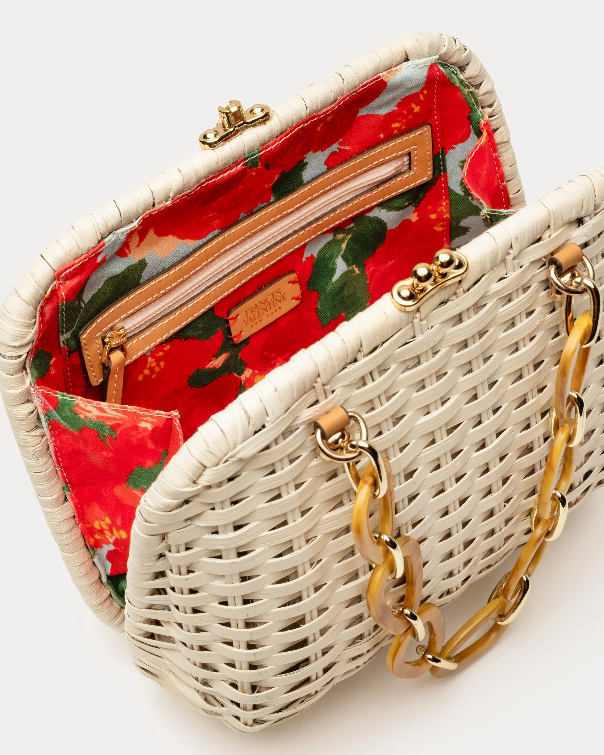 Hen Wicker Bag - Off White sold by Frances Valentine product image thumbnail 4