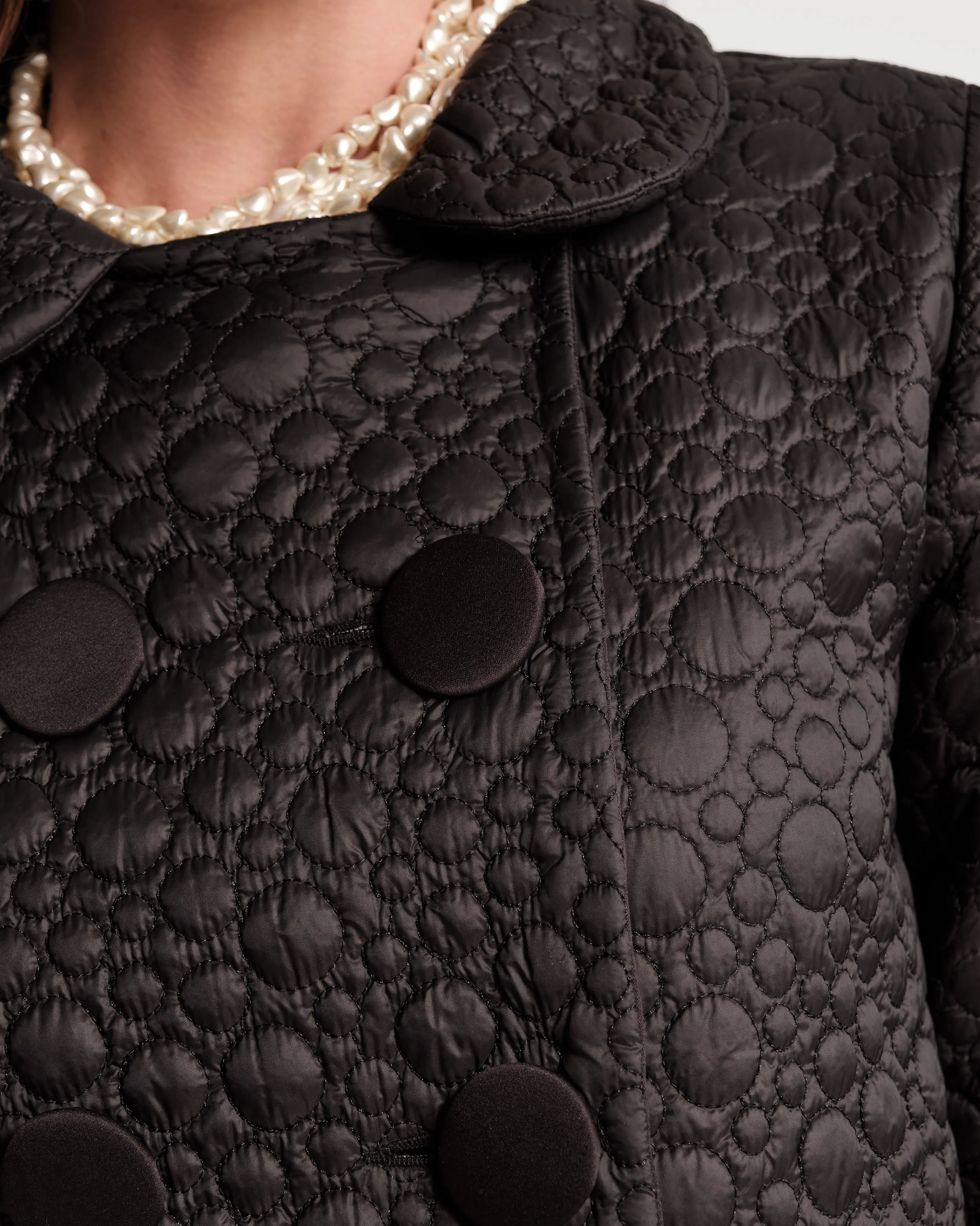 Ginger Quilted Jacket - Black sold by Frances Valentine product image thumbnail 4
