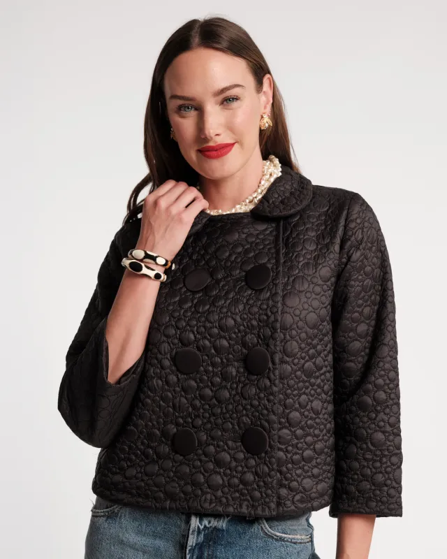 Ginger Quilted Jacket - Black sold by Frances Valentine