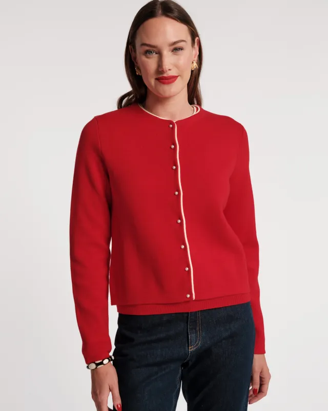 Darling Cardigan - Red sold by Frances Valentine