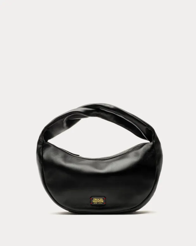 Cece Small Hobo Glove Nappa Black sold by Frances Valentine