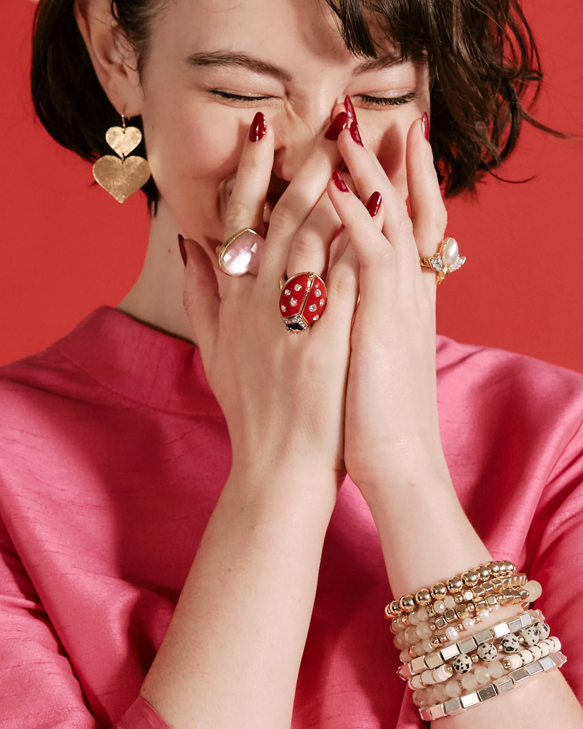 Ladybug Ring - Red sold by Frances Valentine product image thumbnail 2