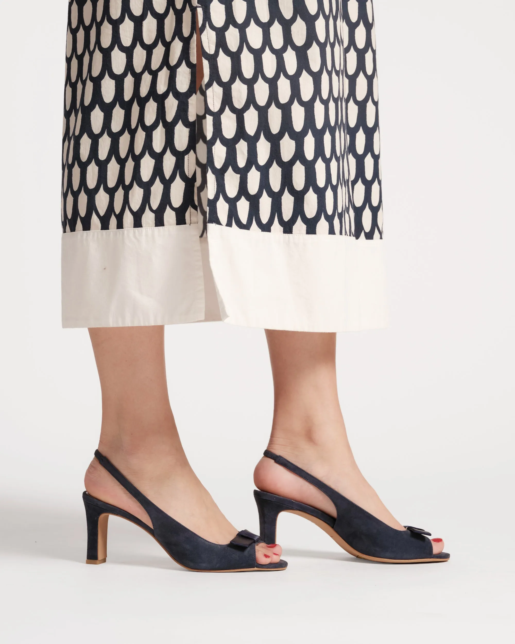 Reese Slingback Heel - Suede Navy sold by Frances Valentine product image thumbnail 2