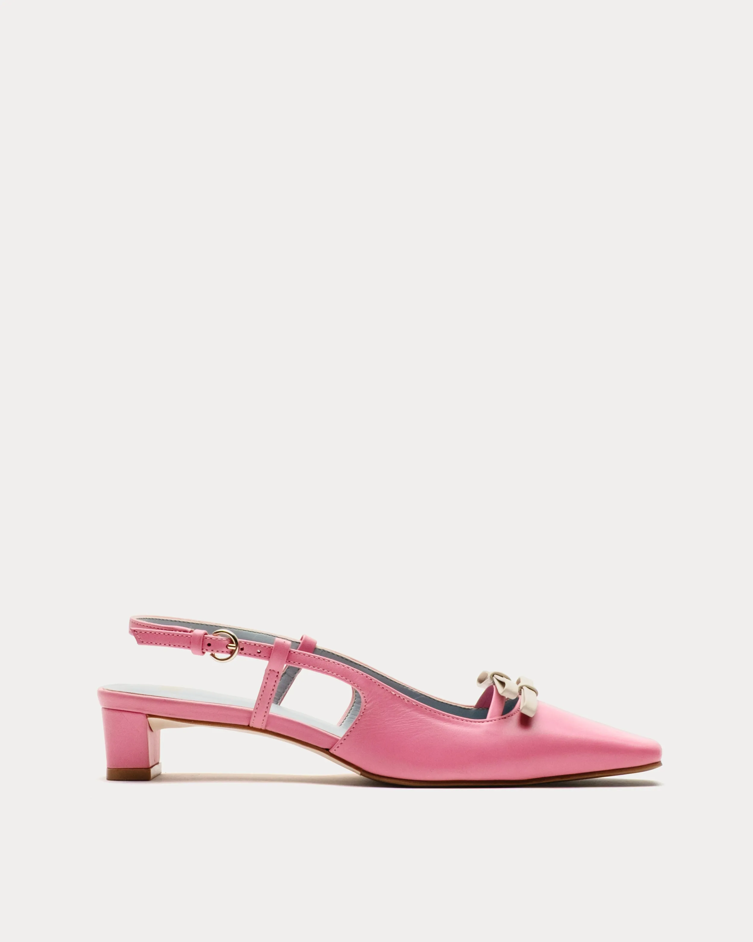 Emma Mini Block Heel - Pink sold by Frances Valentine product image thumbnail 4