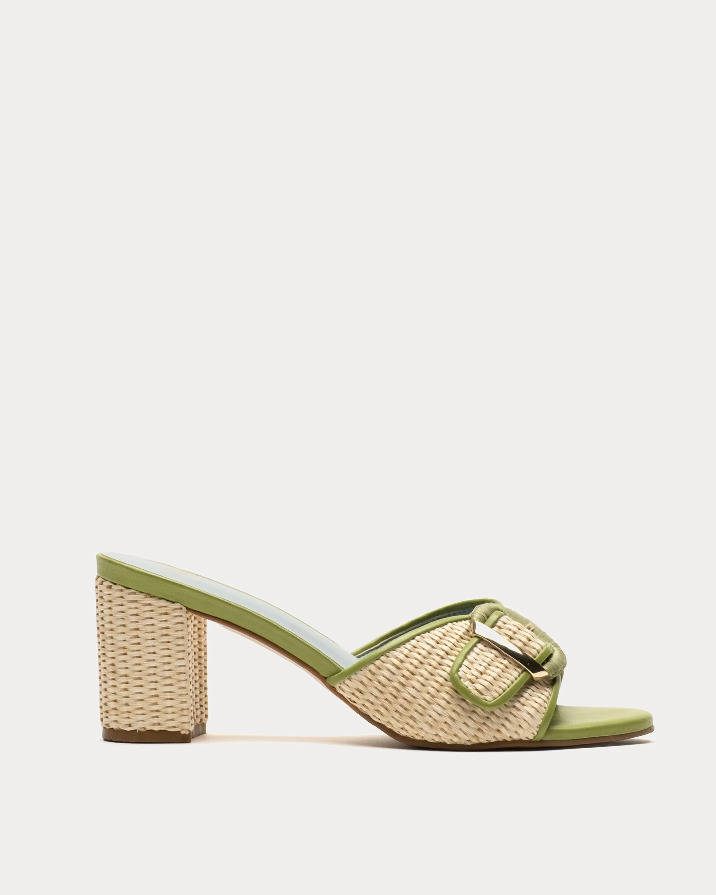 Taylor Raffia Heel - Green sold by Frances Valentine product image thumbnail 3