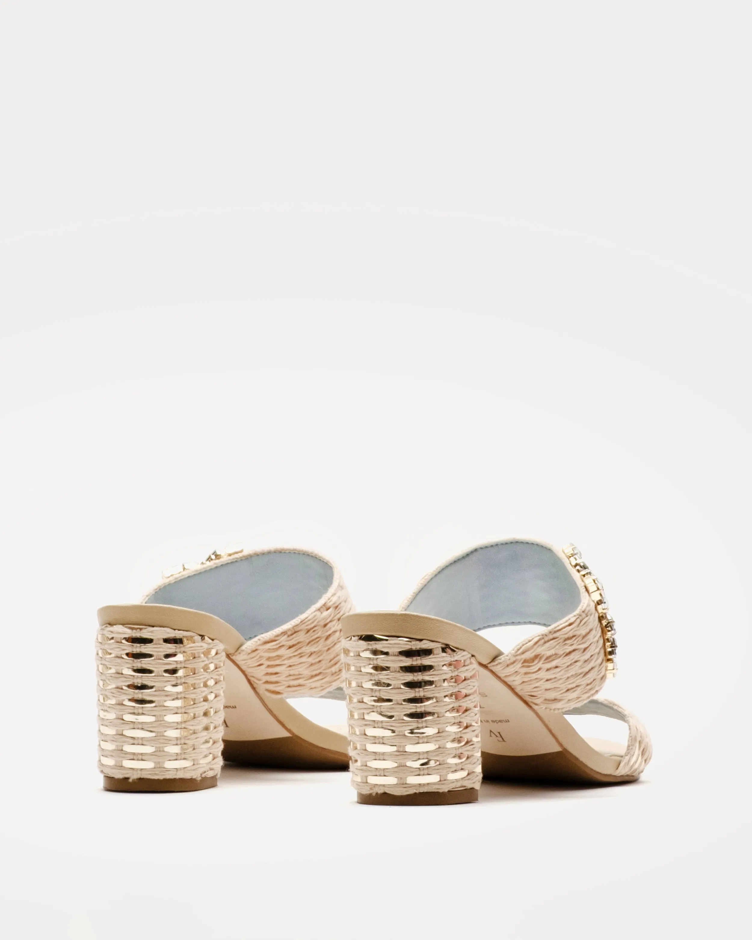 Betty Raffia Heel - Natural sold by Frances Valentine product image thumbnail 4