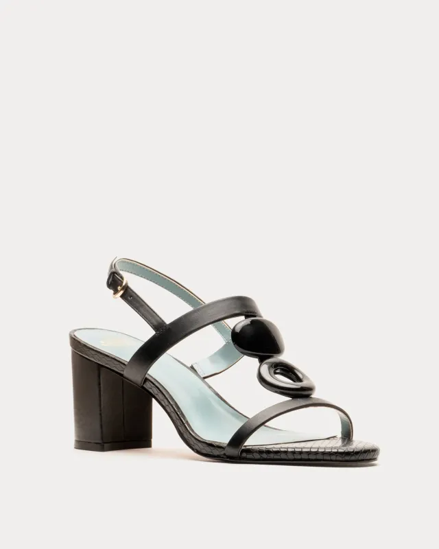 Bianca Heel - Black made by Frances Valentine