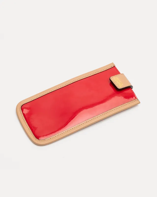Glasses Case - Red made by Frances Valentine