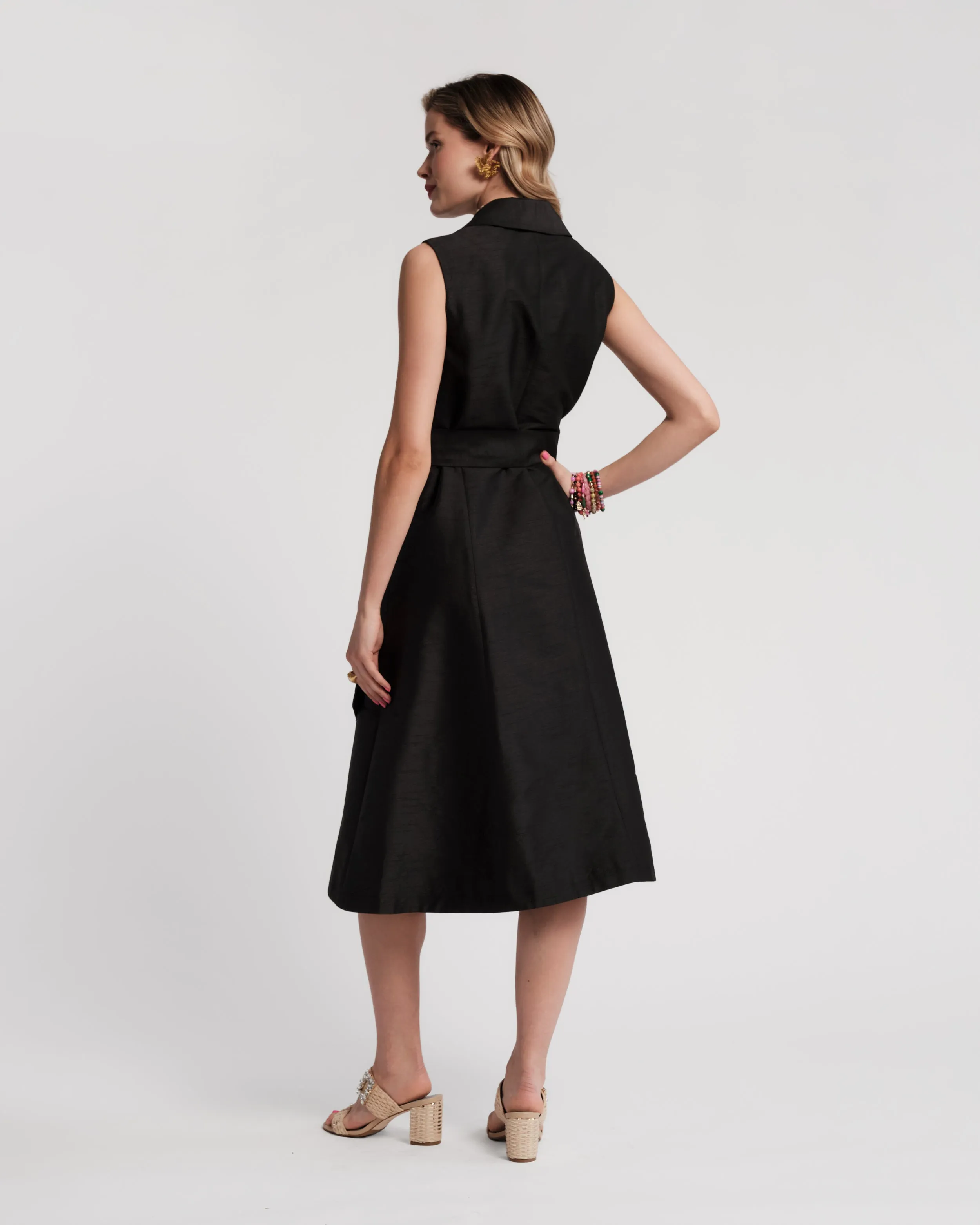 Lucia Wrap Dress - Black sold by Frances Valentine product image thumbnail 3