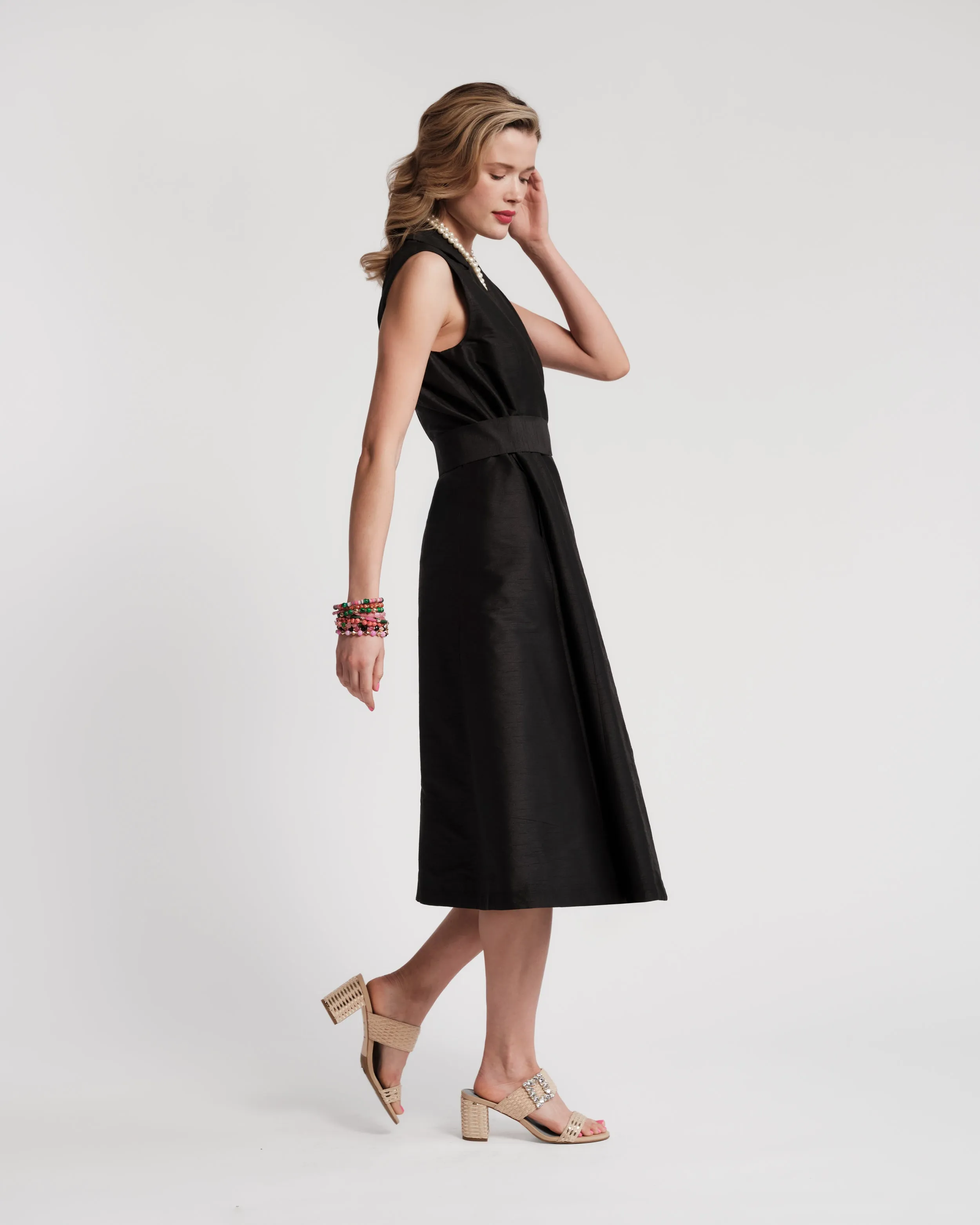Lucia Wrap Dress - Black sold by Frances Valentine product image thumbnail 2