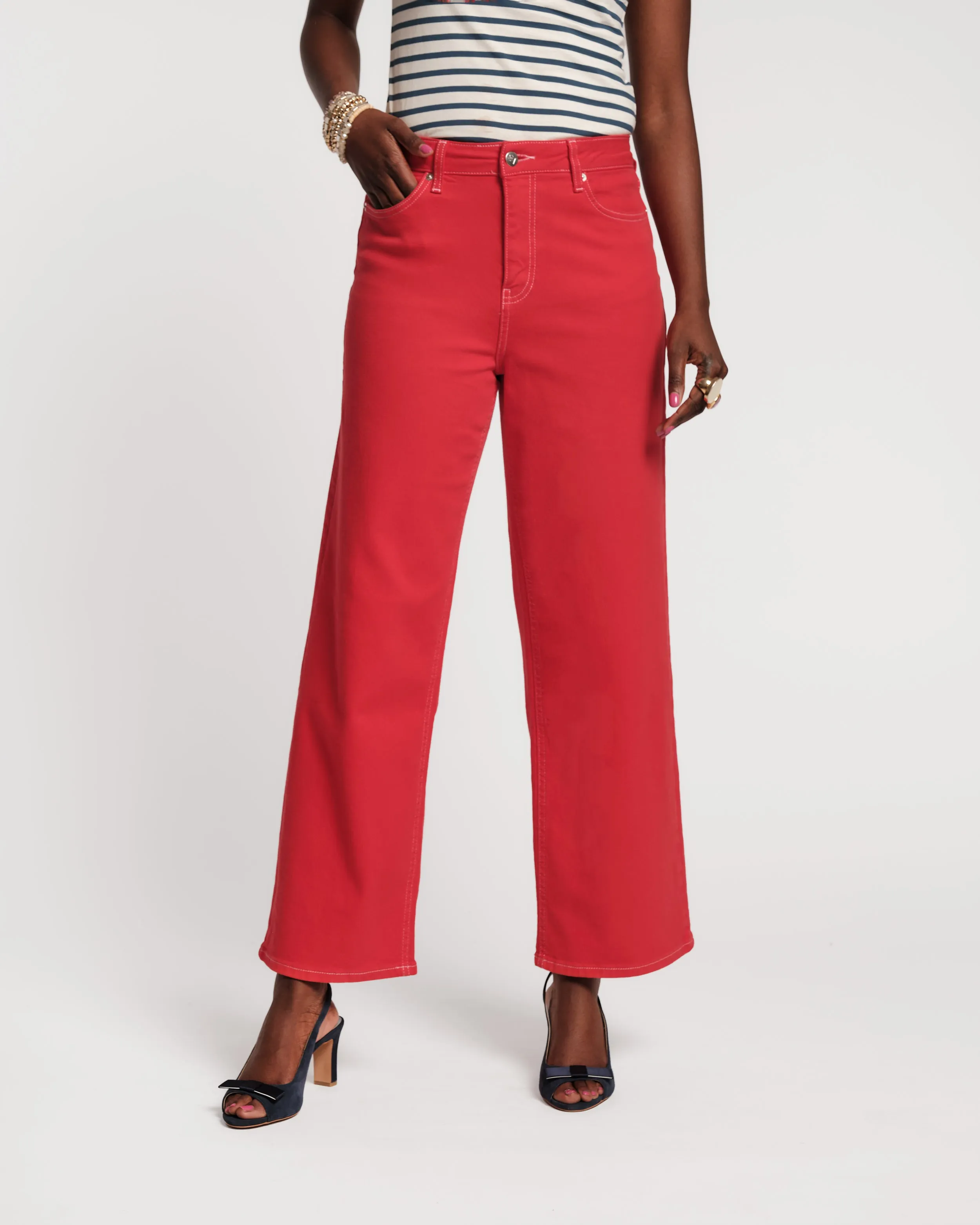 Ace Jean - Red sold by Frances Valentine