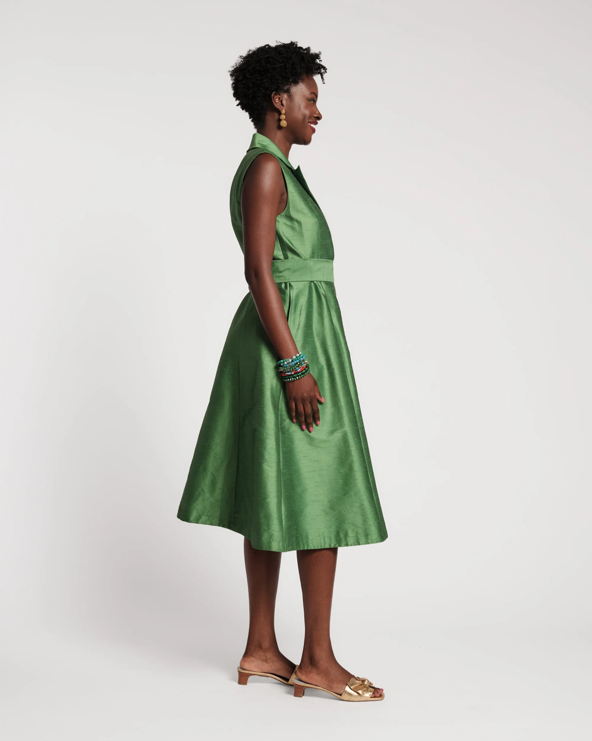 Lucia Wrap Dress - Fern sold by Frances Valentine product image thumbnail 4
