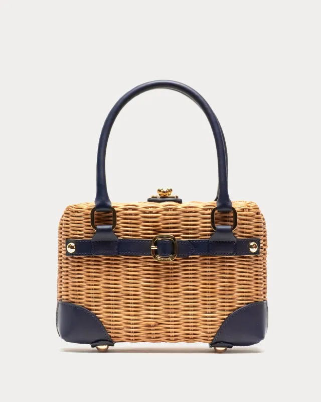 Lady Basket - Navy made by Frances Valentine