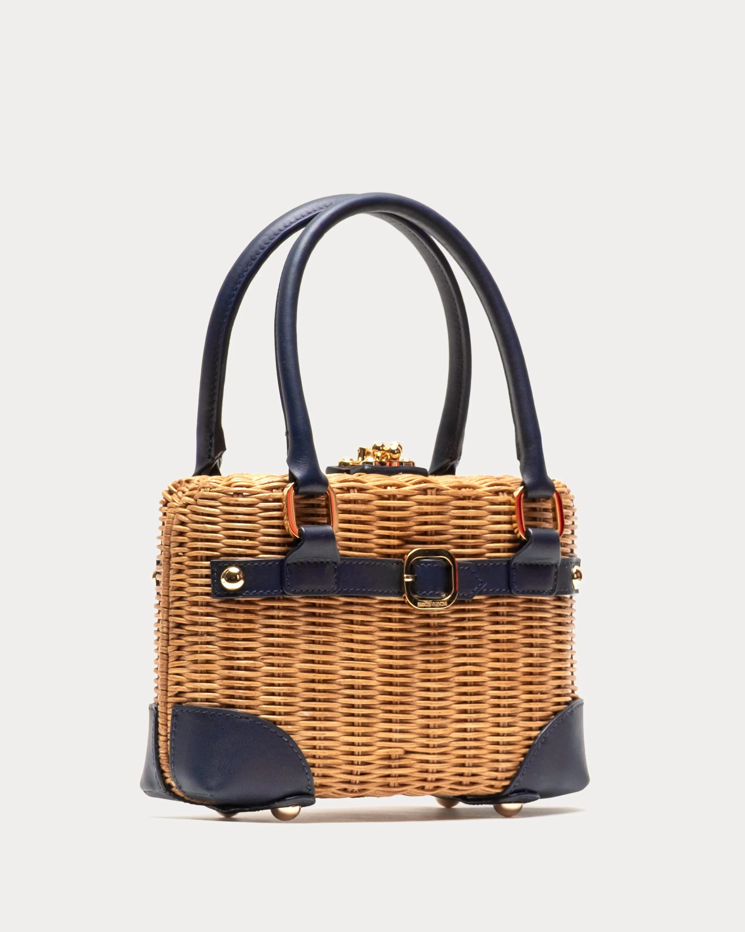 Lady Basket - Navy sold by Frances Valentine product image thumbnail 3