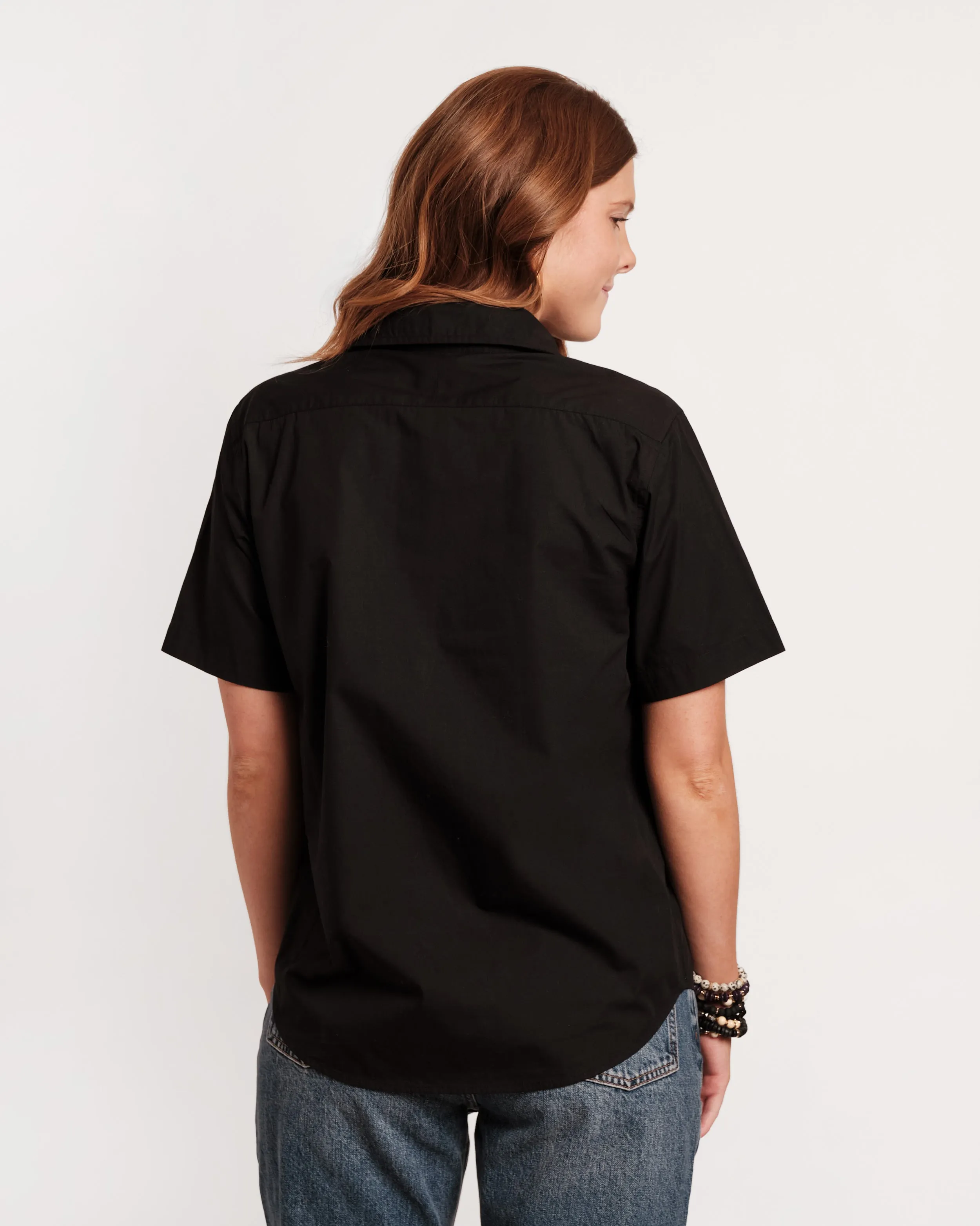 Perfect Button Down Short Sleeve - Black sold by Frances Valentine product image thumbnail 4