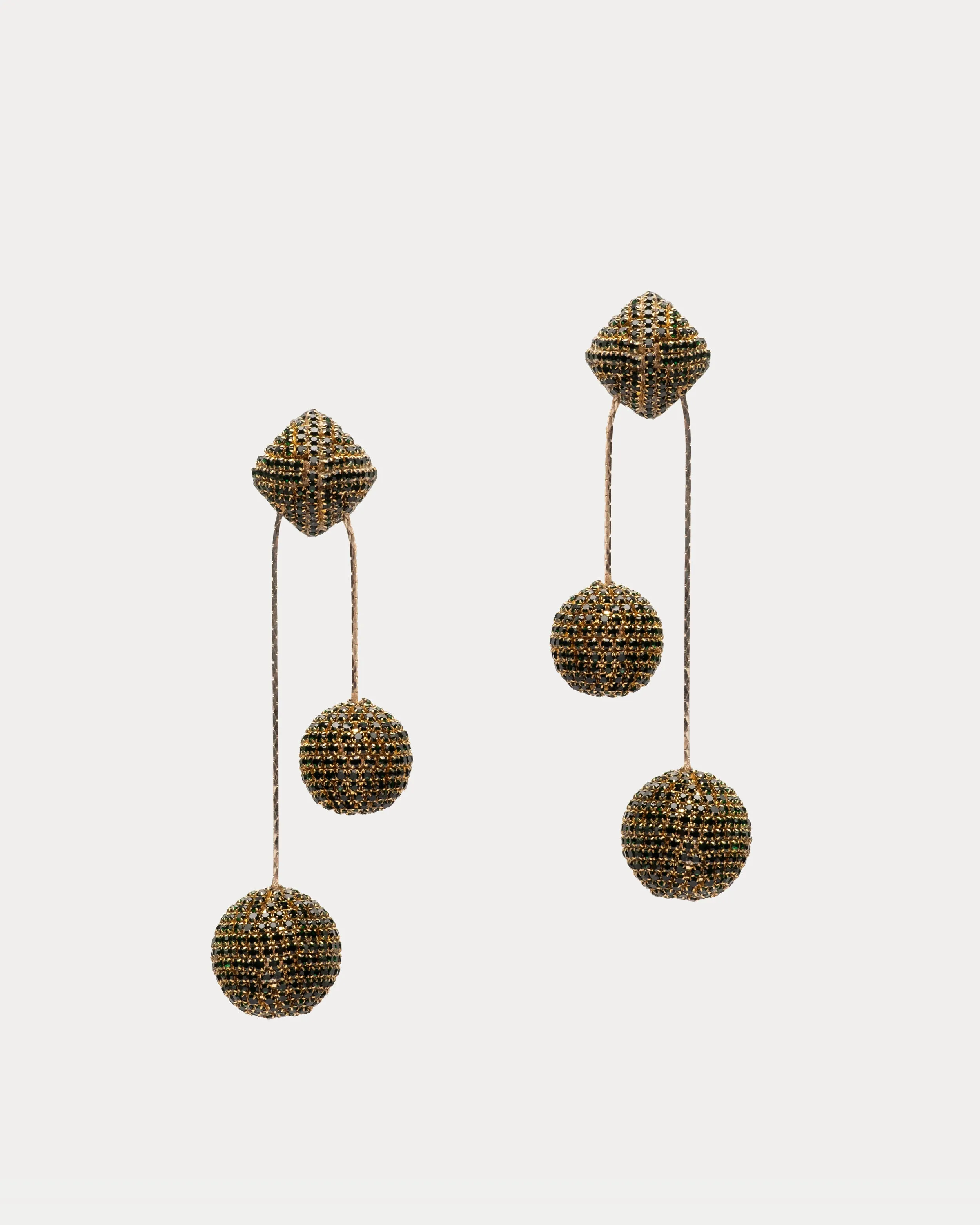 Taryn Earring - Emerald sold by Frances Valentine