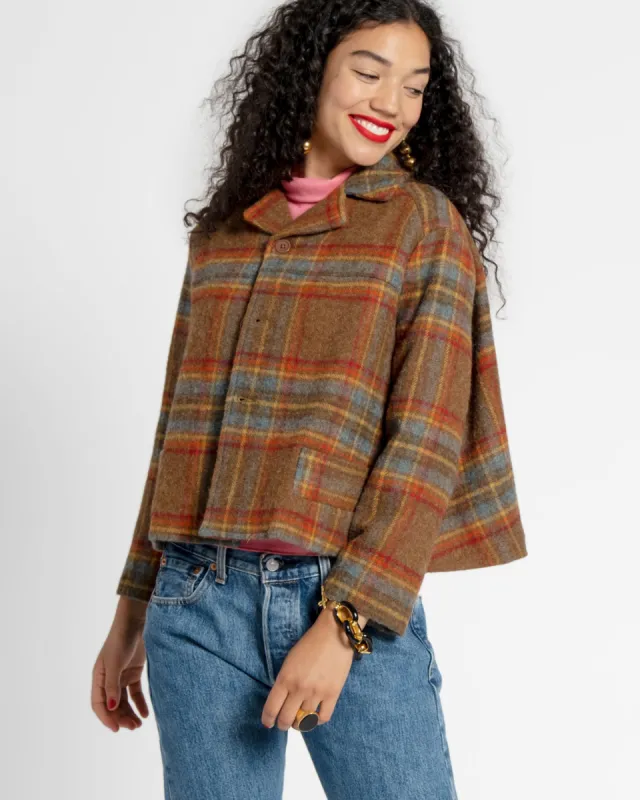 Wool Swing Jacket Andrews Plaid made by Frances Valentine