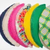 Canvas Fringe Hat - Green sold by Frances Valentine