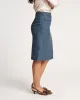 Wool Pencil Skirt Blue sold by Frances Valentine