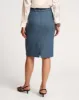 Wool Pencil Skirt Blue sold by Frances Valentine