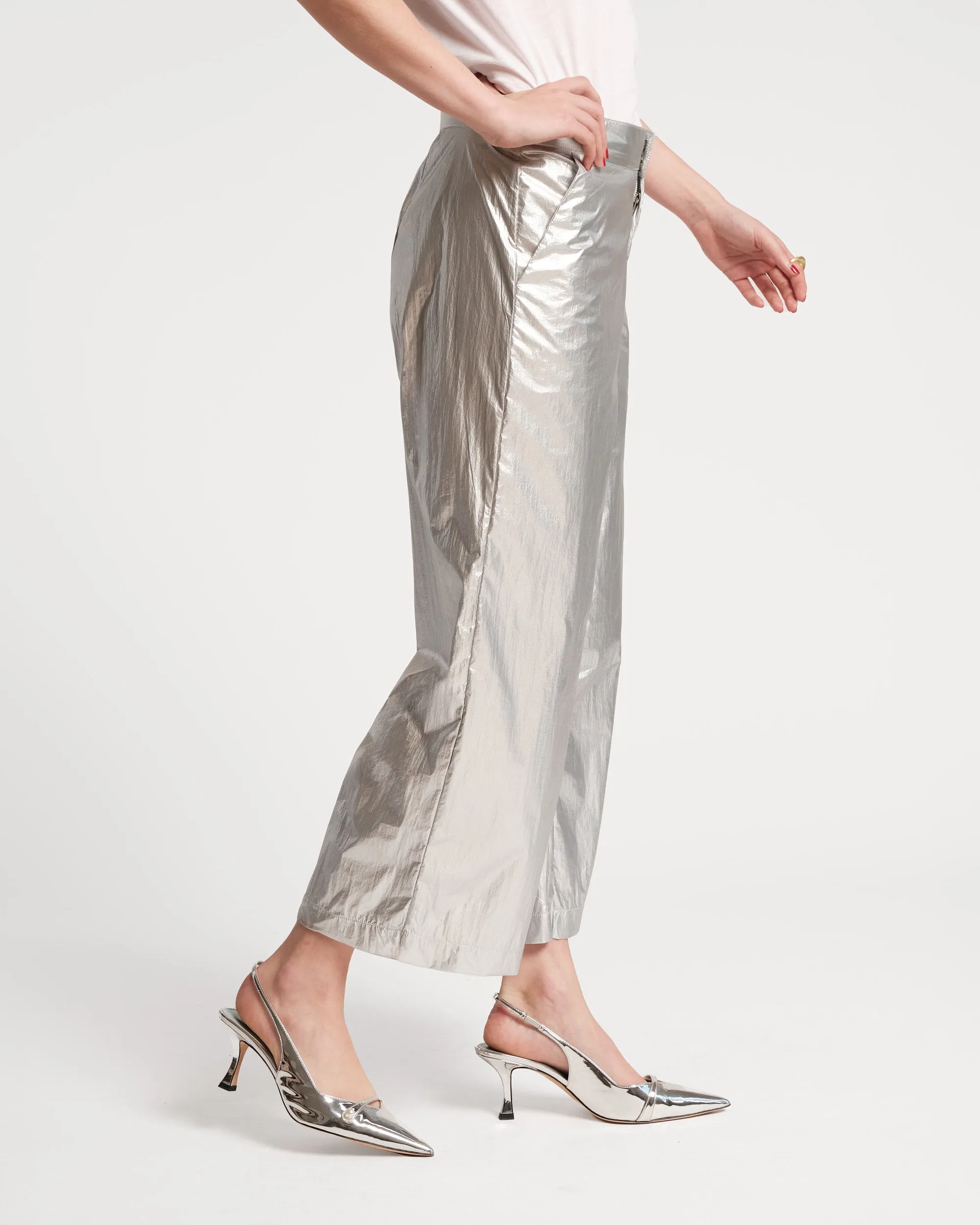 Mimi Metallic Pant - Silver sold by Frances Valentine product image thumbnail 2