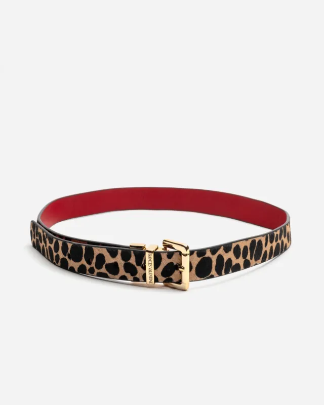 Reversible Square Buckle - Red sold by Frances Valentine