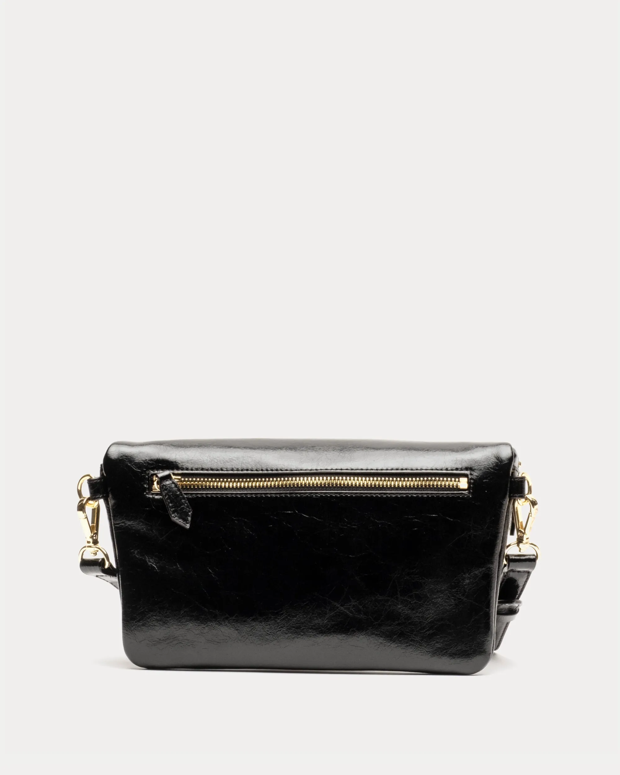 Billie Sling Bag - Crinkled Leather Black sold by Frances Valentine product image thumbnail 3