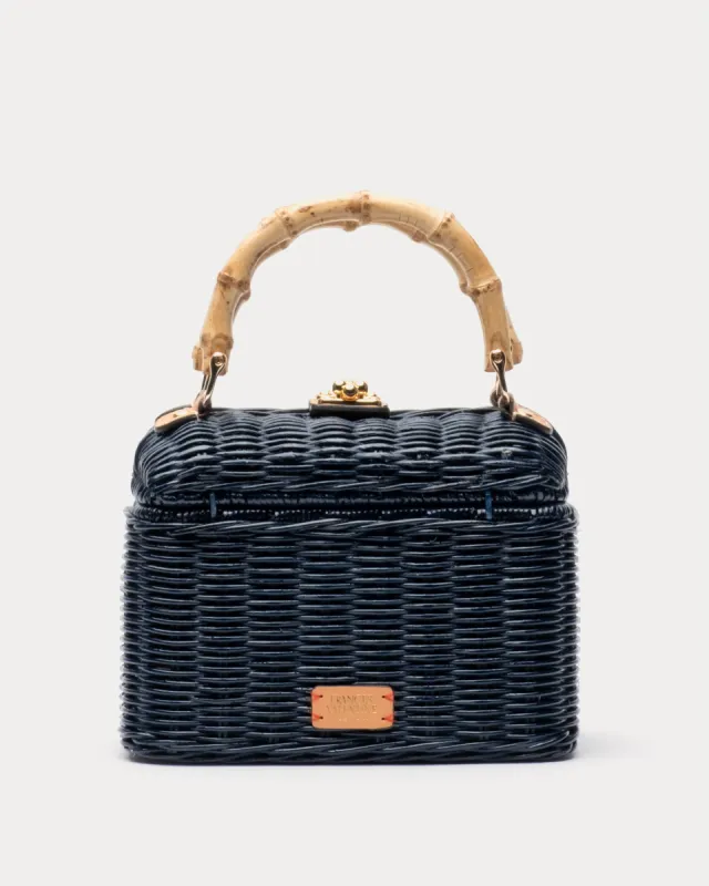 Hannah Lunchbox - Navy sold by Frances Valentine