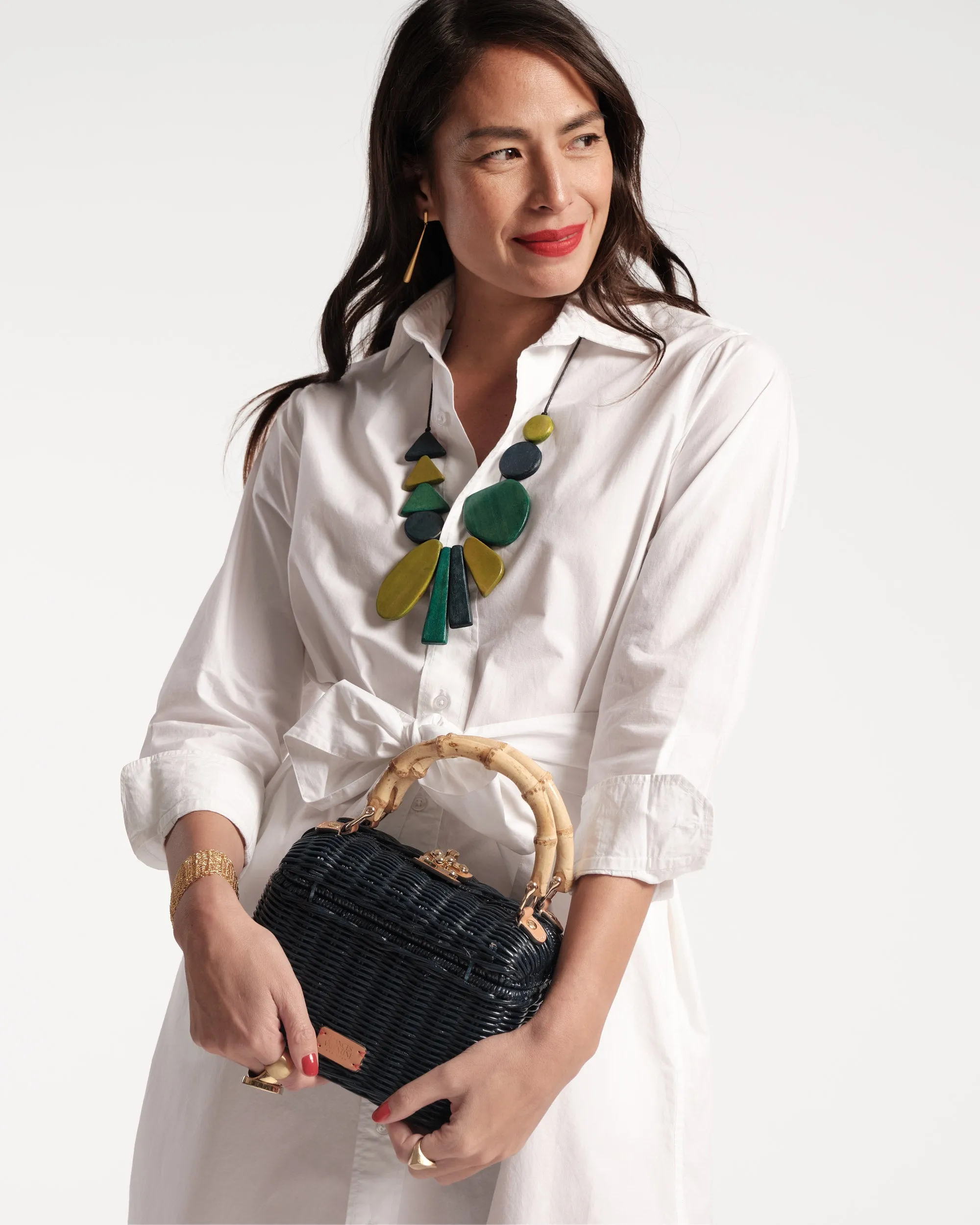 Hannah Lunchbox - Navy sold by Frances Valentine product image thumbnail 2