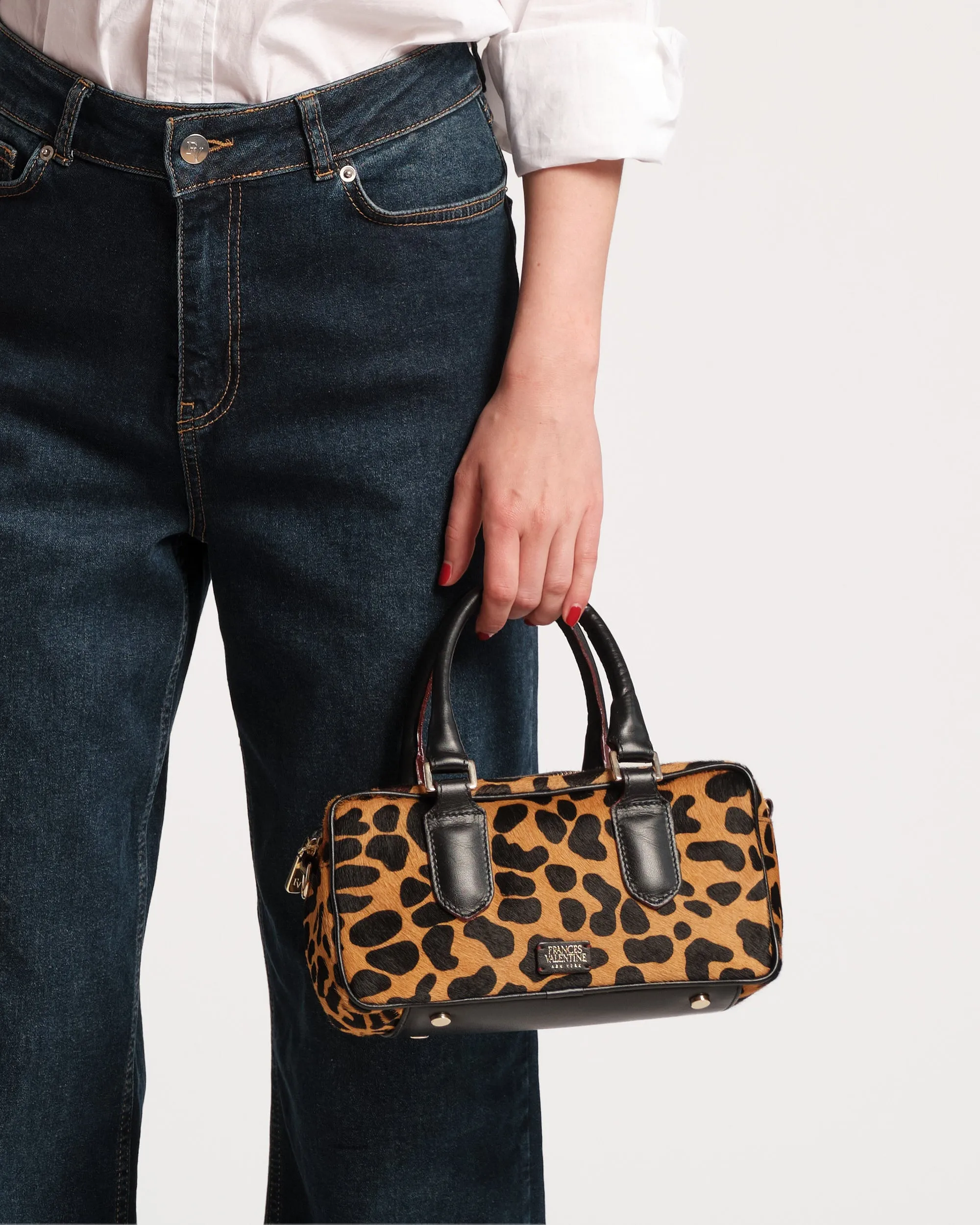 Paulie Cheetah Print Box Bag sold by Frances Valentine product image thumbnail 5