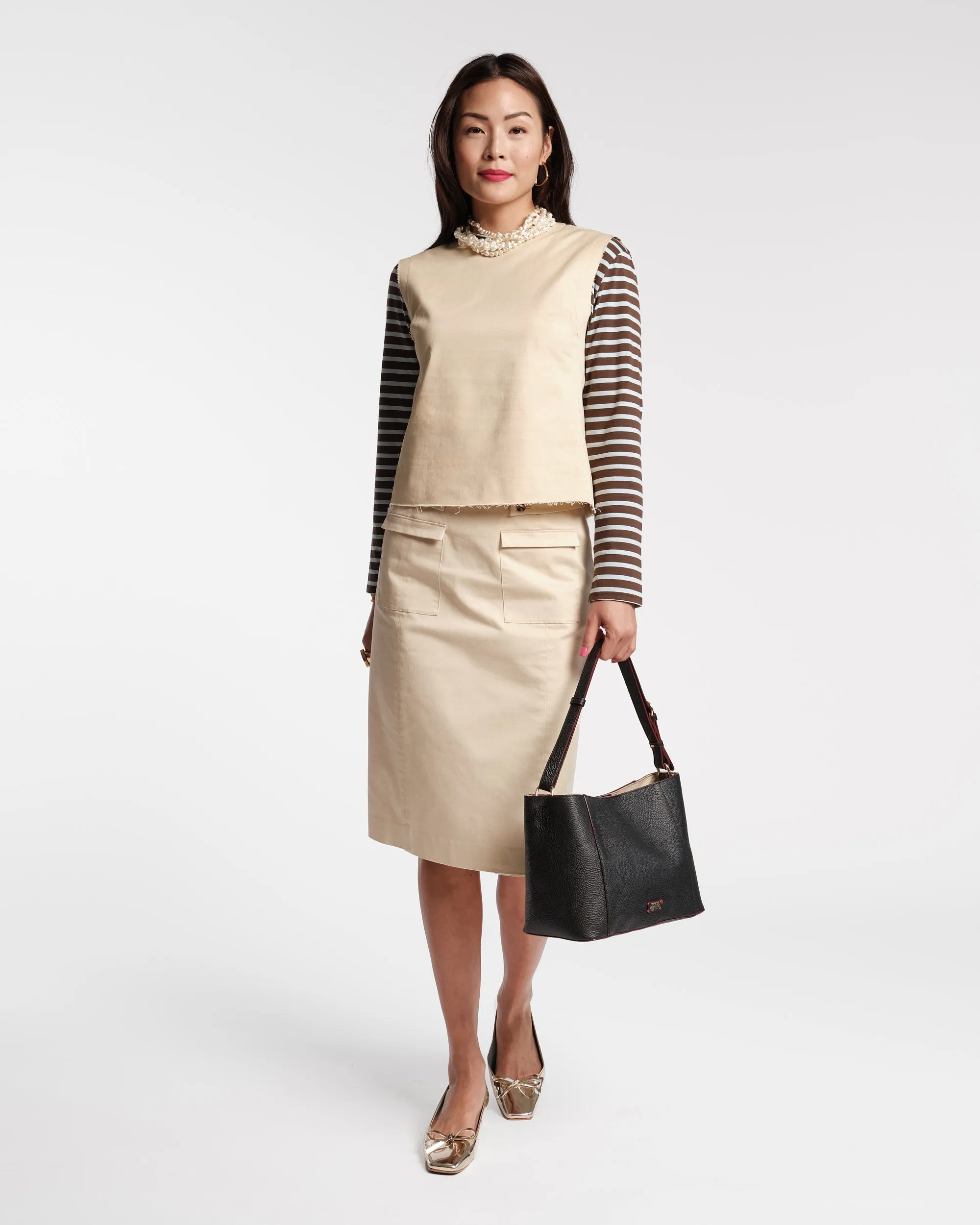 Pencil Skirt - Khaki sold by Frances Valentine product image thumbnail 2