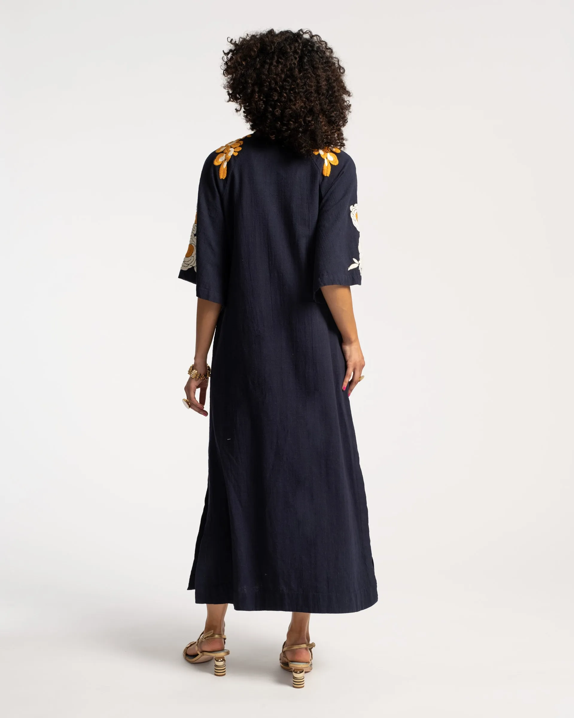 Dreamy Caftan Blue Blossom sold by Frances Valentine product image thumbnail 4