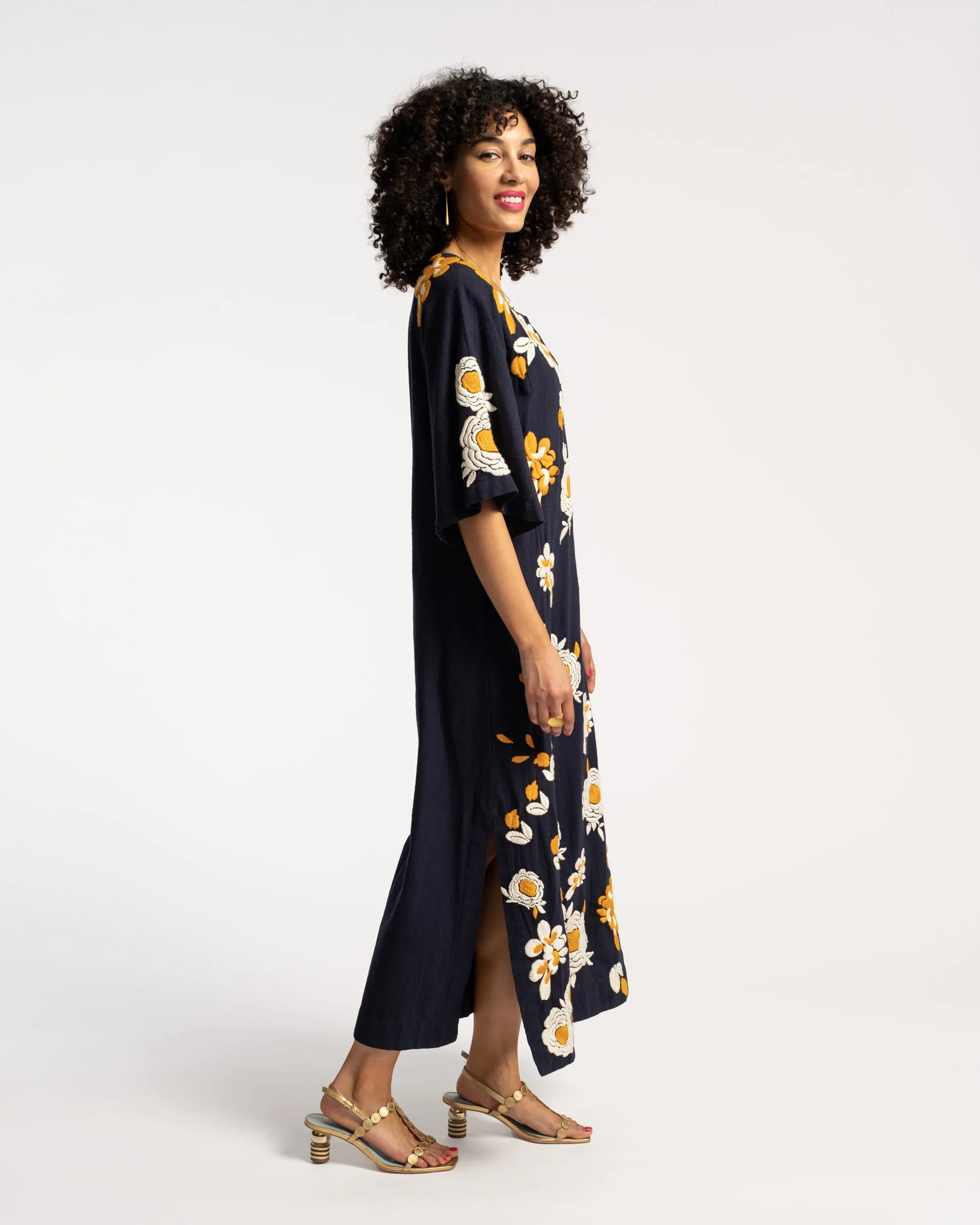 Dreamy Caftan Blue Blossom sold by Frances Valentine product image thumbnail 3