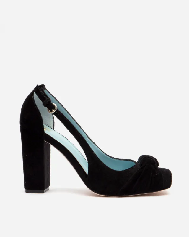 Retro Pump Velvet Black sold by Frances Valentine