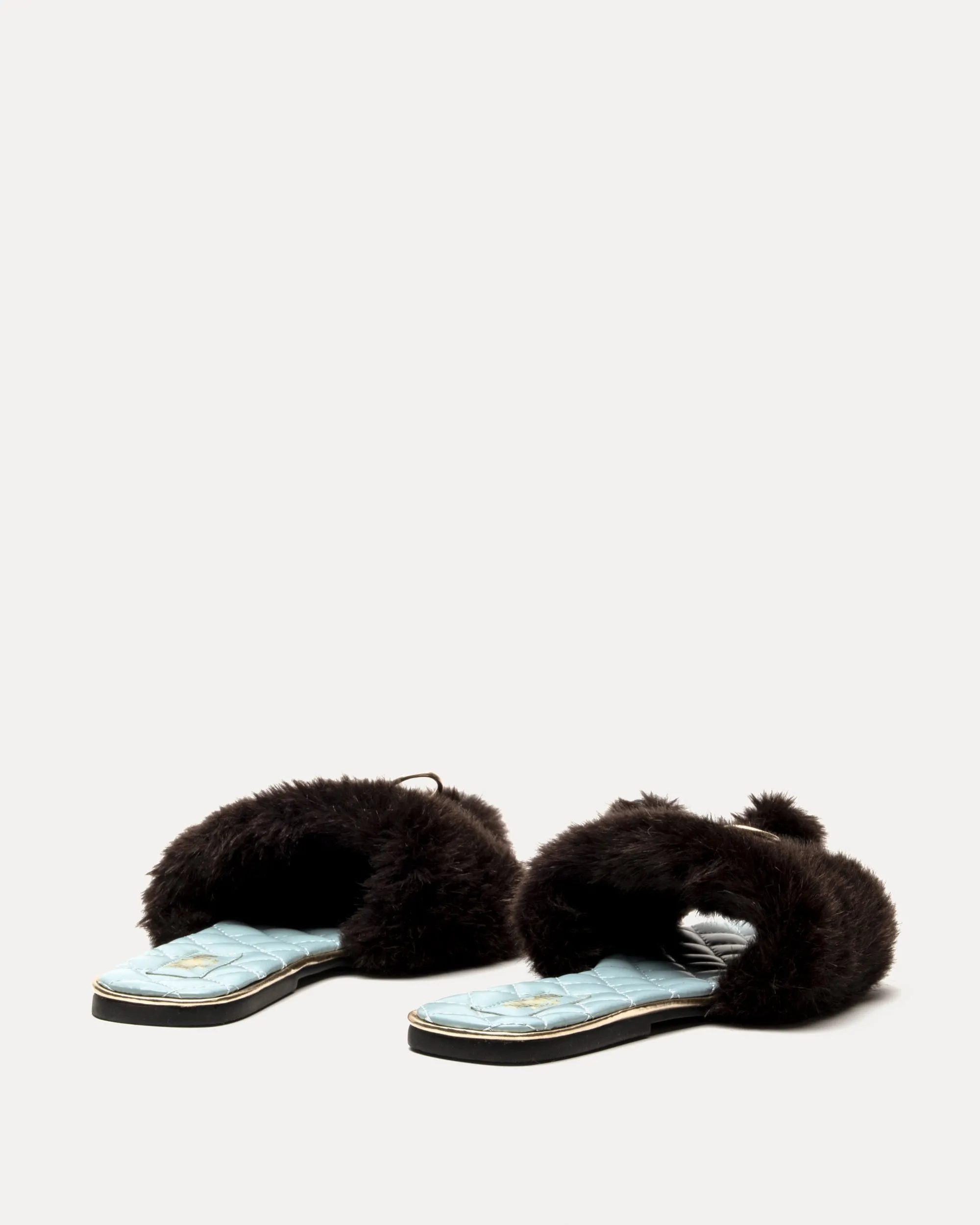 Faux Fur Slipper Black sold by Frances Valentine product image thumbnail 4