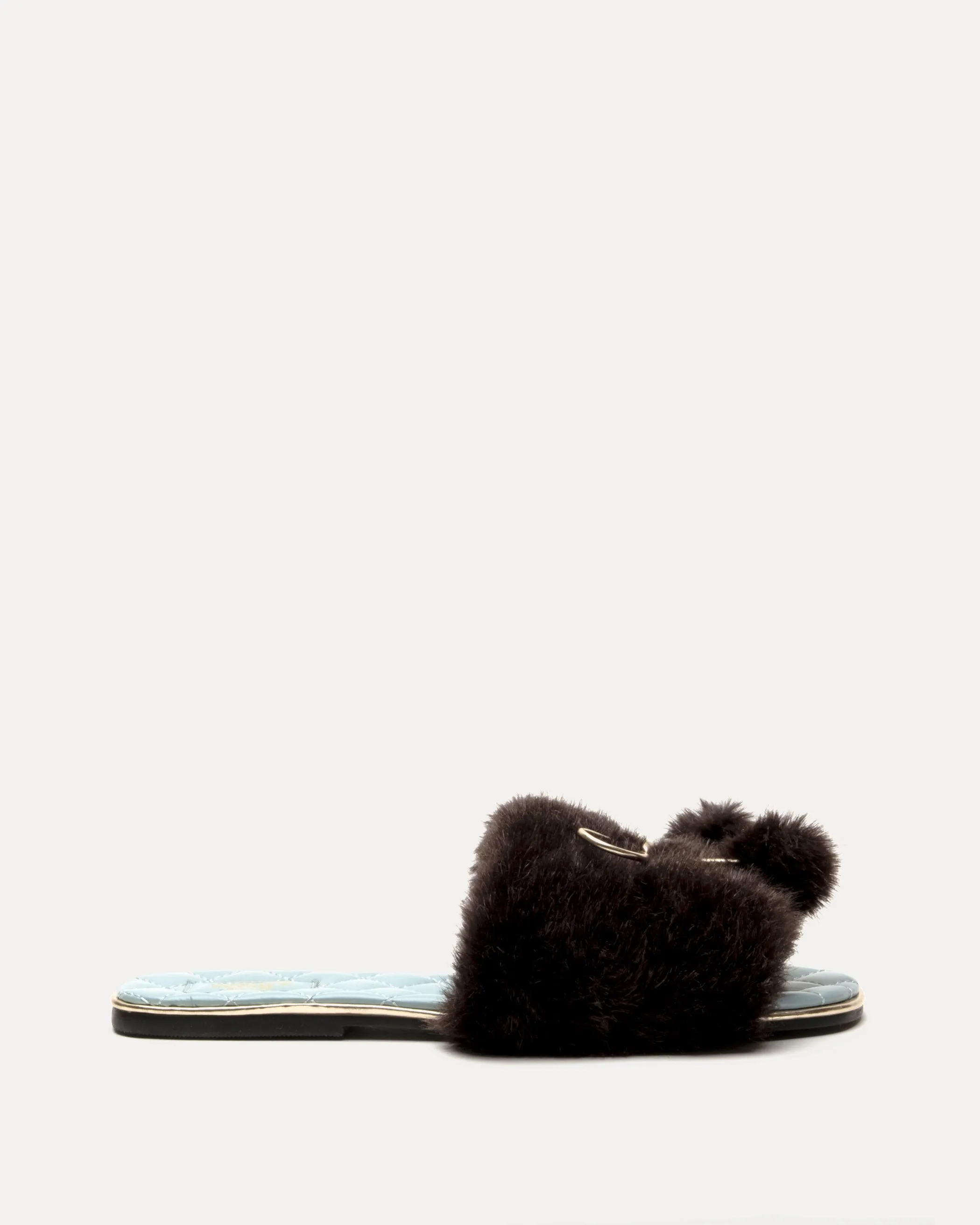 Faux Fur Slipper Black sold by Frances Valentine product image thumbnail 2