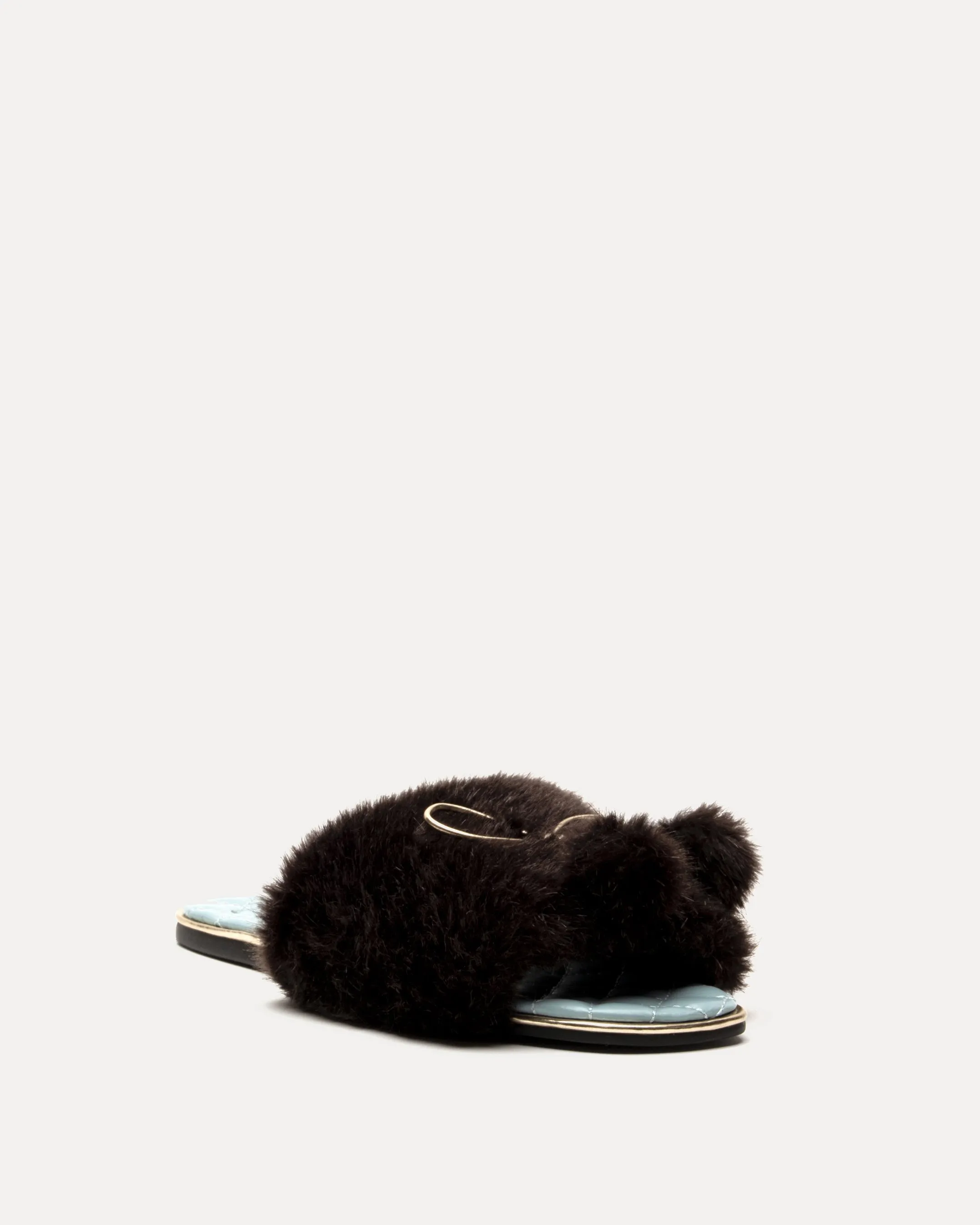 Faux Fur Slipper Black sold by Frances Valentine product image thumbnail 3