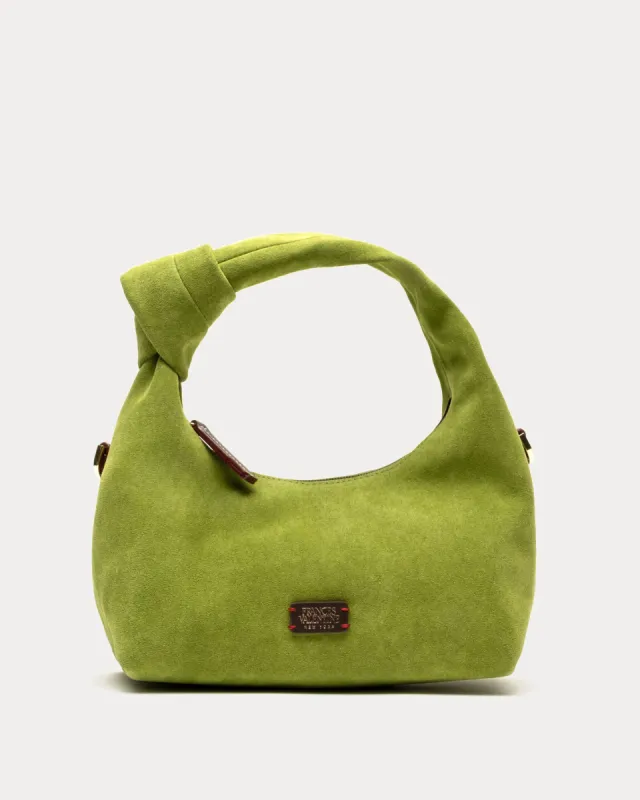 Tinsley Mini Hobo Knot Bag - Suede sold by Frances Valentine