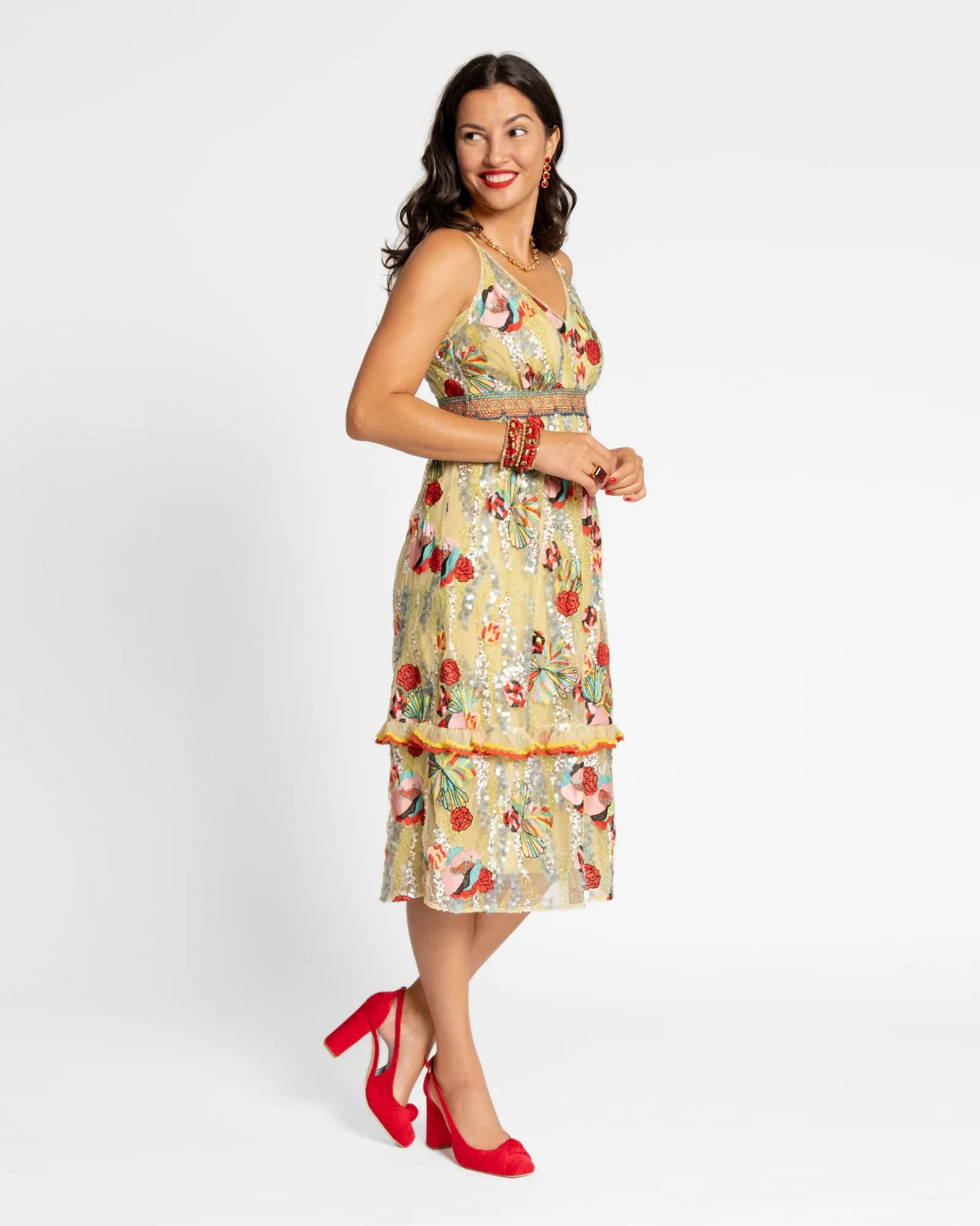 Monet Sequin Dress sold by Frances Valentine product image thumbnail 3