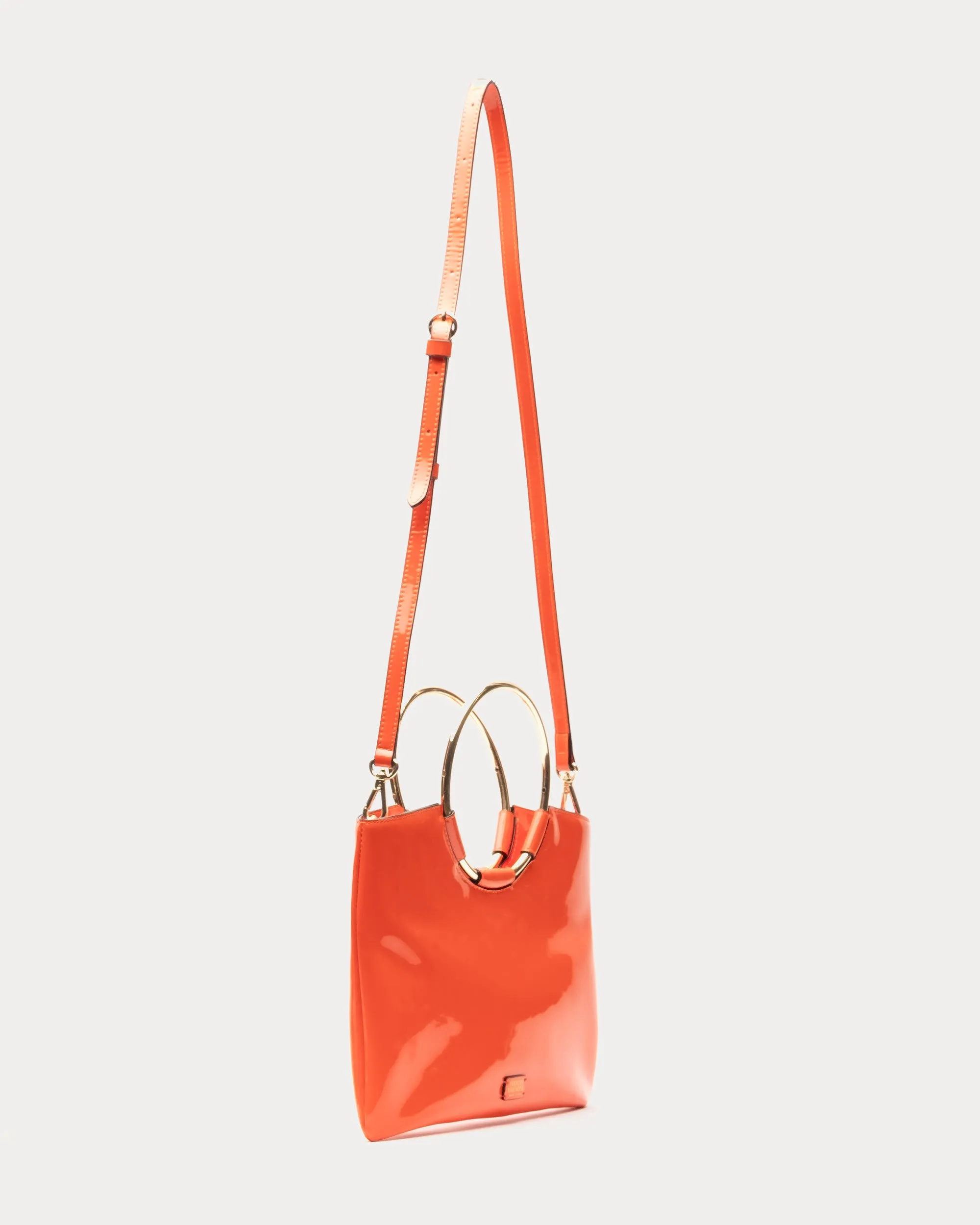 Ringo Bag Soft Patent Orange sold by Frances Valentine product image thumbnail 3