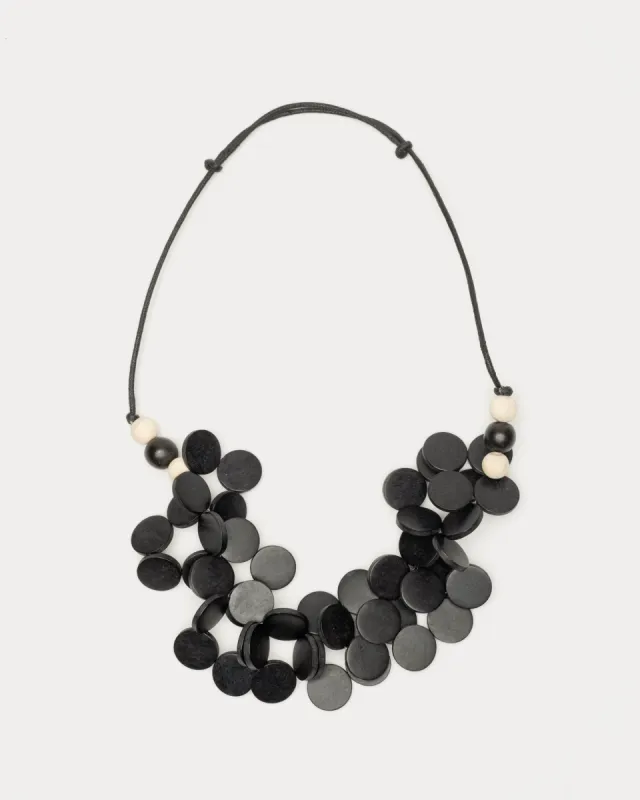 Cluster Athena Necklace Black sold by Frances Valentine