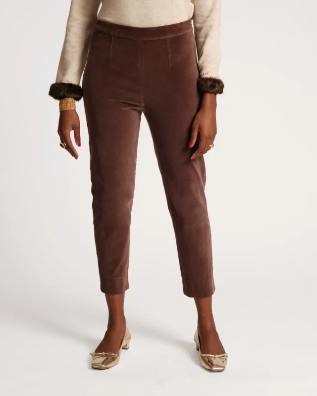 Lucy Velvet Cigarette Pant sold by Frances Valentine