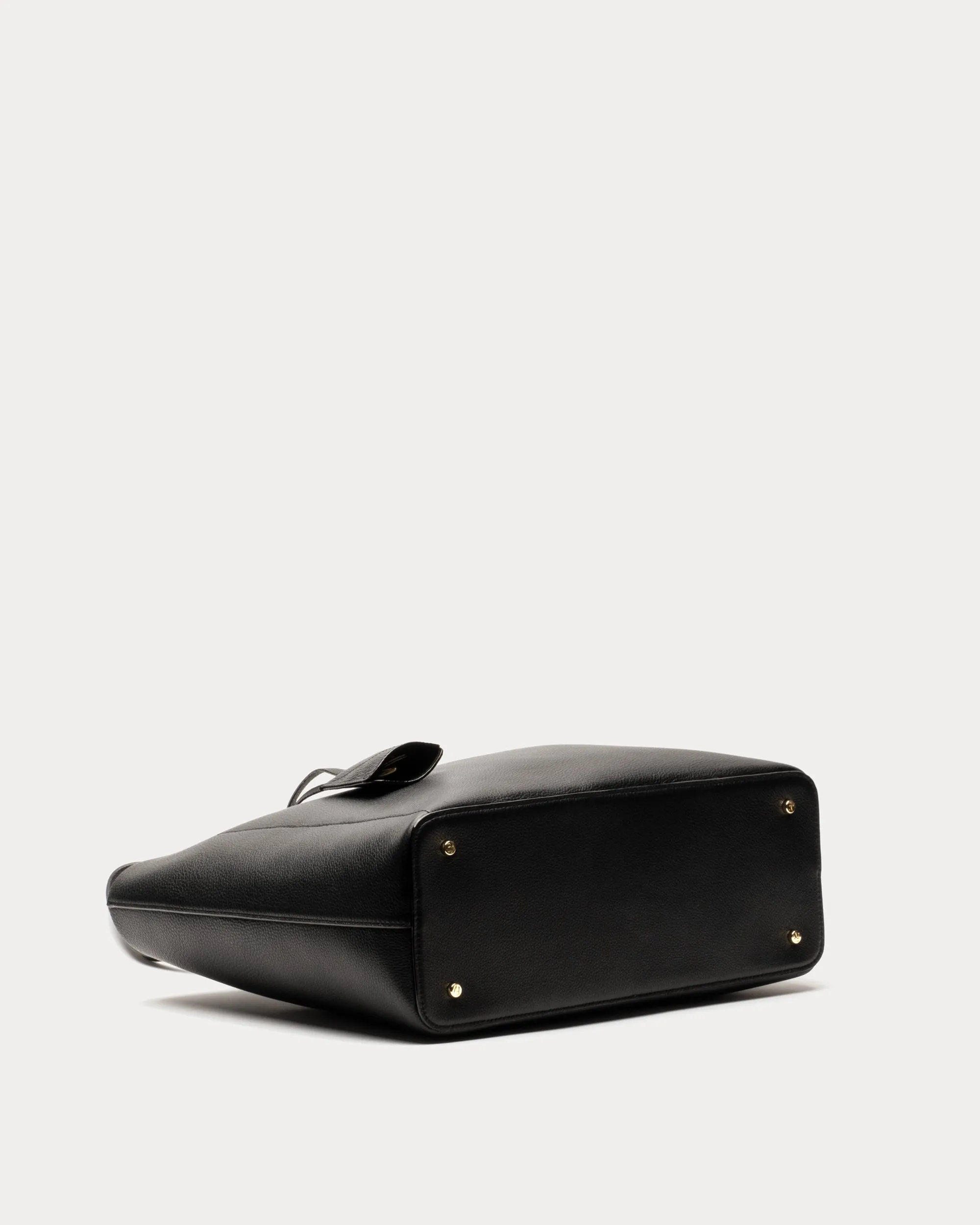 Trixie Tote Tumbled Leather Black sold by Frances Valentine product image thumbnail 5