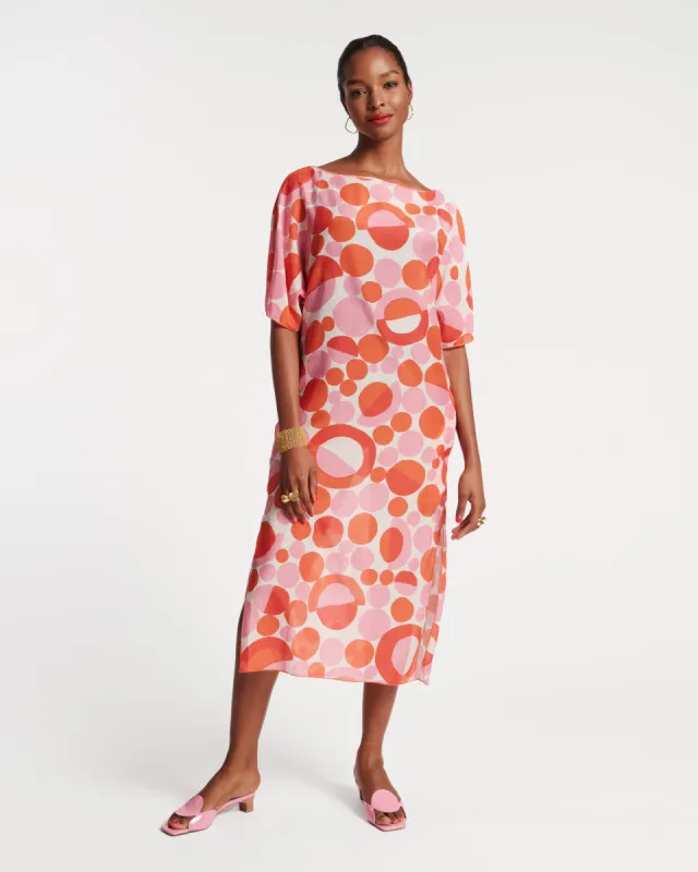 Marguerite Maxi Dress - Prosecco Pink sold by Frances Valentine
