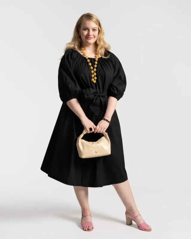Bliss Midi Dress - Black sold by Frances Valentine