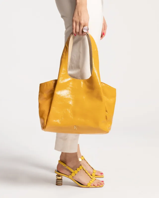 Portia Satchel Naplak Banana Oyster sold by Frances Valentine