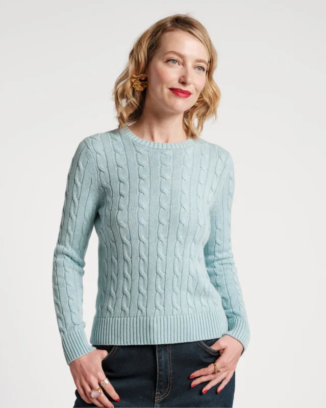 Ricky Cableknit Sweater sold by Frances Valentine